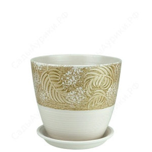 Горшок Роспись бутон палеолит 1л 12см  купить