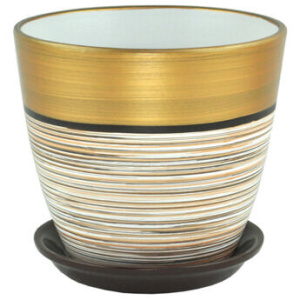 Горшок Роспись бутон бруно 4 из 4-х 21см  купить