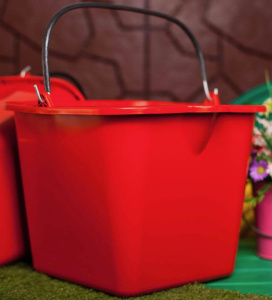 Ведро 16л садовое цветное квадрат. /1 купить