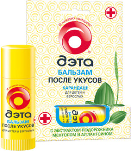 ДЭТА бальзам после укусов.10мл/24 66790507 купить