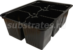 Кассета мини 6 ячеек 17,8*13*5см (термоформ.) купить