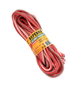 Веревка хозяйственная цветная D-7мм L-20м  купить