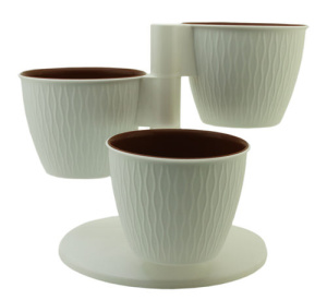 Цветник каскад Пирамида БЕЛЫЙ купить