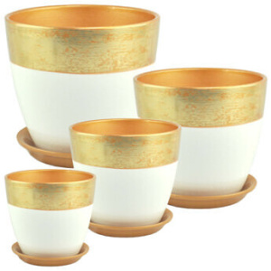 Горшок Поталь бутон валенсия бронза  1 из 4-х 12см 0.9л купить