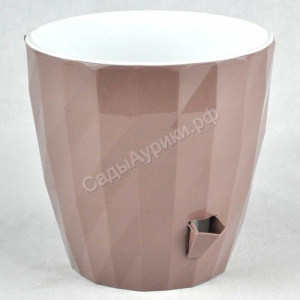 Кашпо Руби соло 3л (мокко) купить