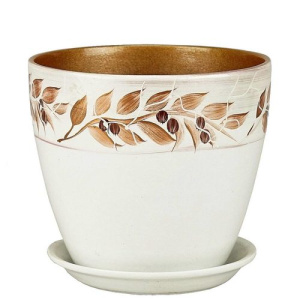 Горшок Роспись бутон Лаура 18см  купить