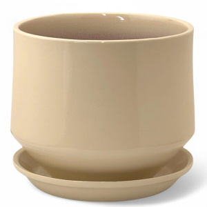 Горшок Глянец диана бежевый d18/h18см купить