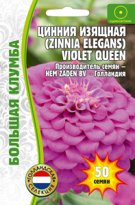 Цинния Violet Queen изящная купить