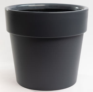 Кашпо Протея 16.6л антрацит d27 h24 купить