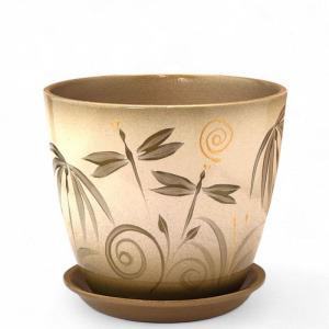 Горшок Роспись бутон бали 1.7л 15см  купить