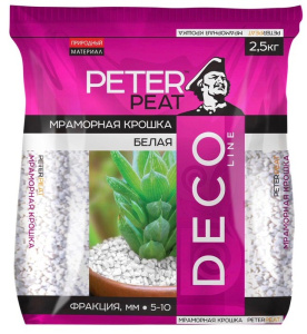 Мраморная крошка белая 5-10мм ДЕКО 2.5кг купить