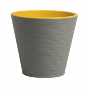 Кашпо Конус 3.7л СЕРЫЙ МУССОН d20 h18 купить