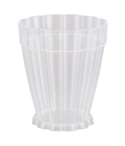 Горшок ФАНТАСТИКА 1,5л для орхидеи с поддоном прозрачный  м6556 купить