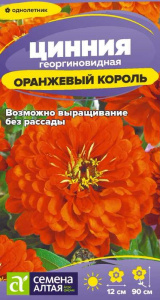 Цинния Оранжевый Король  купить