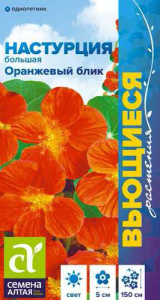Настурция Оранжевый Блик большая  купить