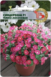 Петуния мини Синдерелла F1 Темно-Лососевая купить