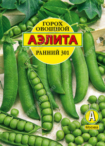 Горох Ранний 301 овощной лущильный  купить
