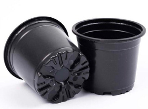 Горшок  1л d=13см h11,4см формованный круглый купить