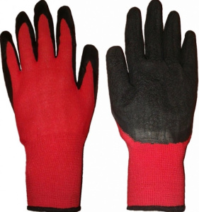 Перчатки нейлоновые со вспененным латексом 1пара купить