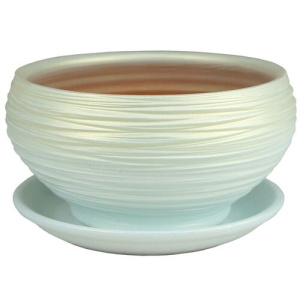 Горшок Оникс перс/жемч плошка 17см 1.2л купить