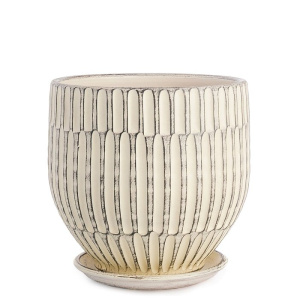 Горшок Ритм белый овал d15h16см 2.5л купить