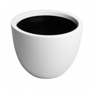 Кашпо Орион 9л белый d29 h21 купить