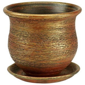 Горшок Мешок d19/h17 2.5л бронза купить