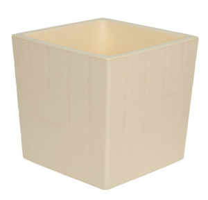 Кашпо Квадро 6.6л ВАНИЛЬНЫЙ d20 h20 купить