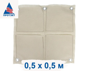 Грядка вертикальная 50*50 см 4 кармана (серый)/1 купить