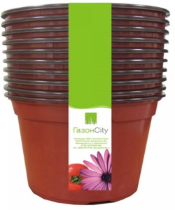 Горшок 0.26л 9*6,8 см круг.ДУО терракот./10шт упак купить