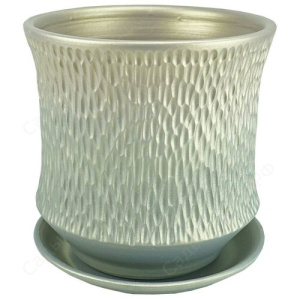 Горшок Павлин цилиндр светл.22см 5л купить