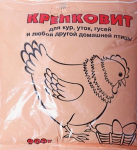Крепковит для кур, уток, гусей 900г купить