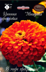 Цинния Мишутка Оранжевая/1шт купить