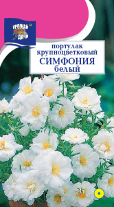 Портулак Симфония белый крупноцветковый купить