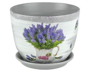 Горшок Декупаж милан (534) 22см  купить