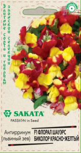 Львиный зев Флорал Шауэрс Биколор красно-желтый F1  купить