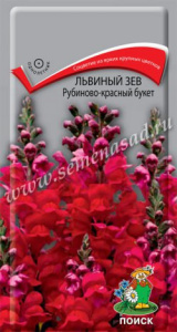 Львиный зев Рубиново-красный букет купить