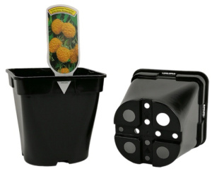 Горшок 3л 16,5*16,5*16см (литой) купить