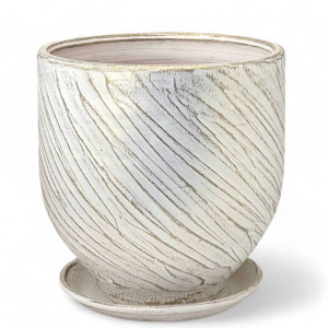 Горшок Безе бел/жемч овал 3.6л d18см купить