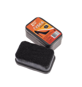 Губка д/гладкой кожи черная дс-149 купить