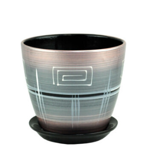 Горшок Роспись бутон браслет 15см  купить