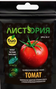 ТМ Листория, Томат : NPK 6-18-37, 30г купить