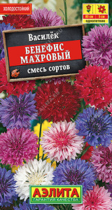 Василек Бенефис махровый, смесь  купить