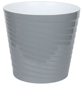 Кашпо Эйс 3.8л серый муссон-бел d19 h17.5 купить