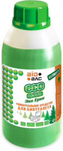 Универсальное средство для биотуалета ЭКО ГРИН 500мл купить