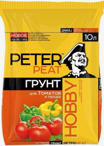Грунт Для Томат и перцев ХОББИ 10л купить
