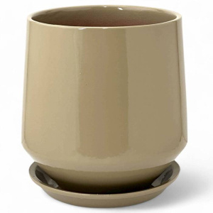 Горшок Глянец виктория капучино d18/h19см купить