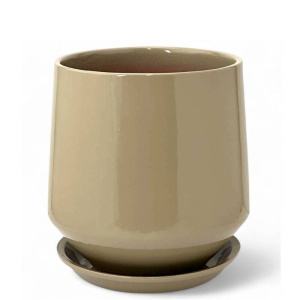 Горшок Глянец виктория капучино d10/h11см  купить