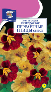 Настурция Перелетные птицы зебрина, смесь  купить