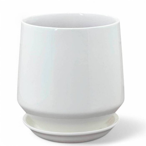 Горшок Глянец виктория белый d13/h16см купить